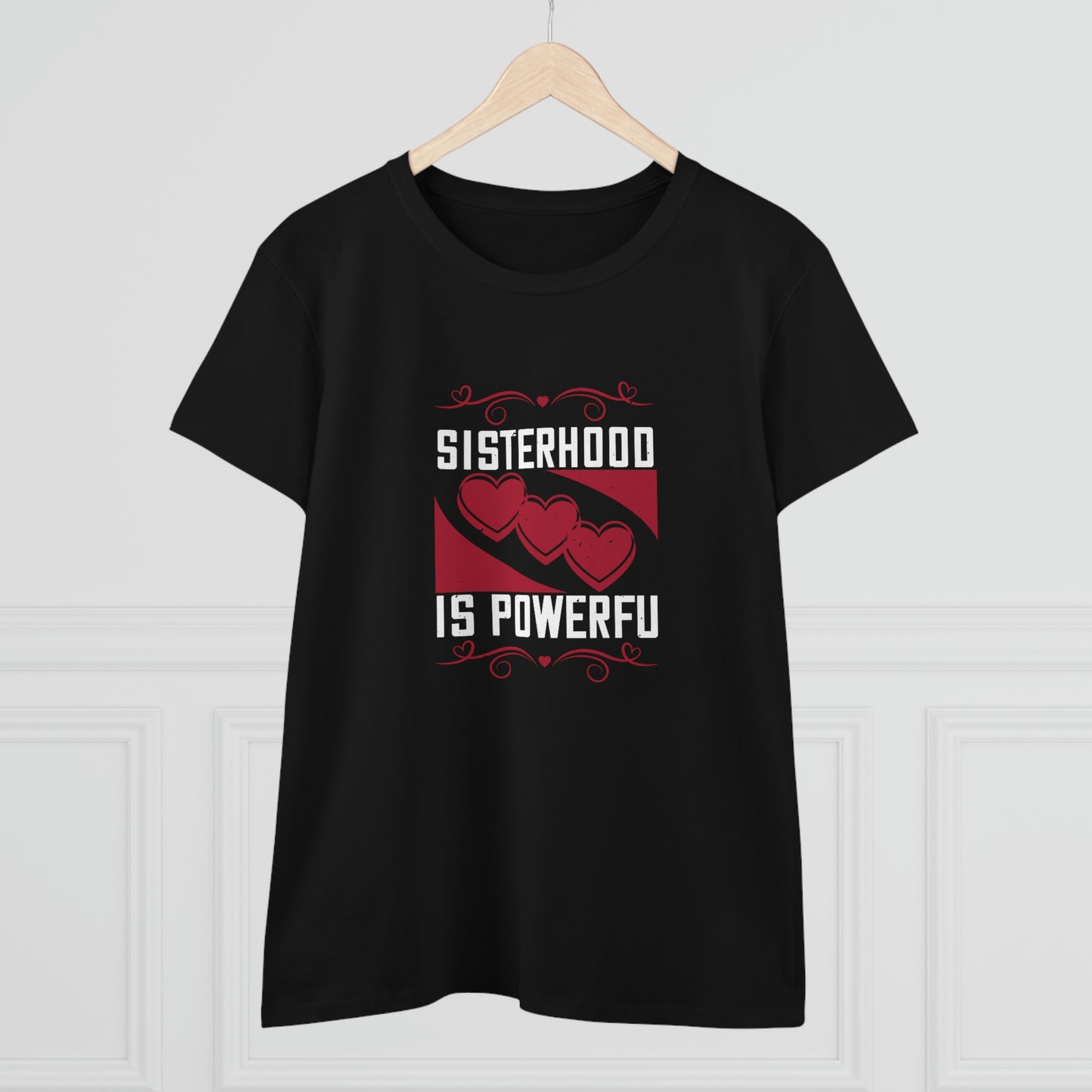 Sisterhood is Powerful Women's Midweight Cotton Tee