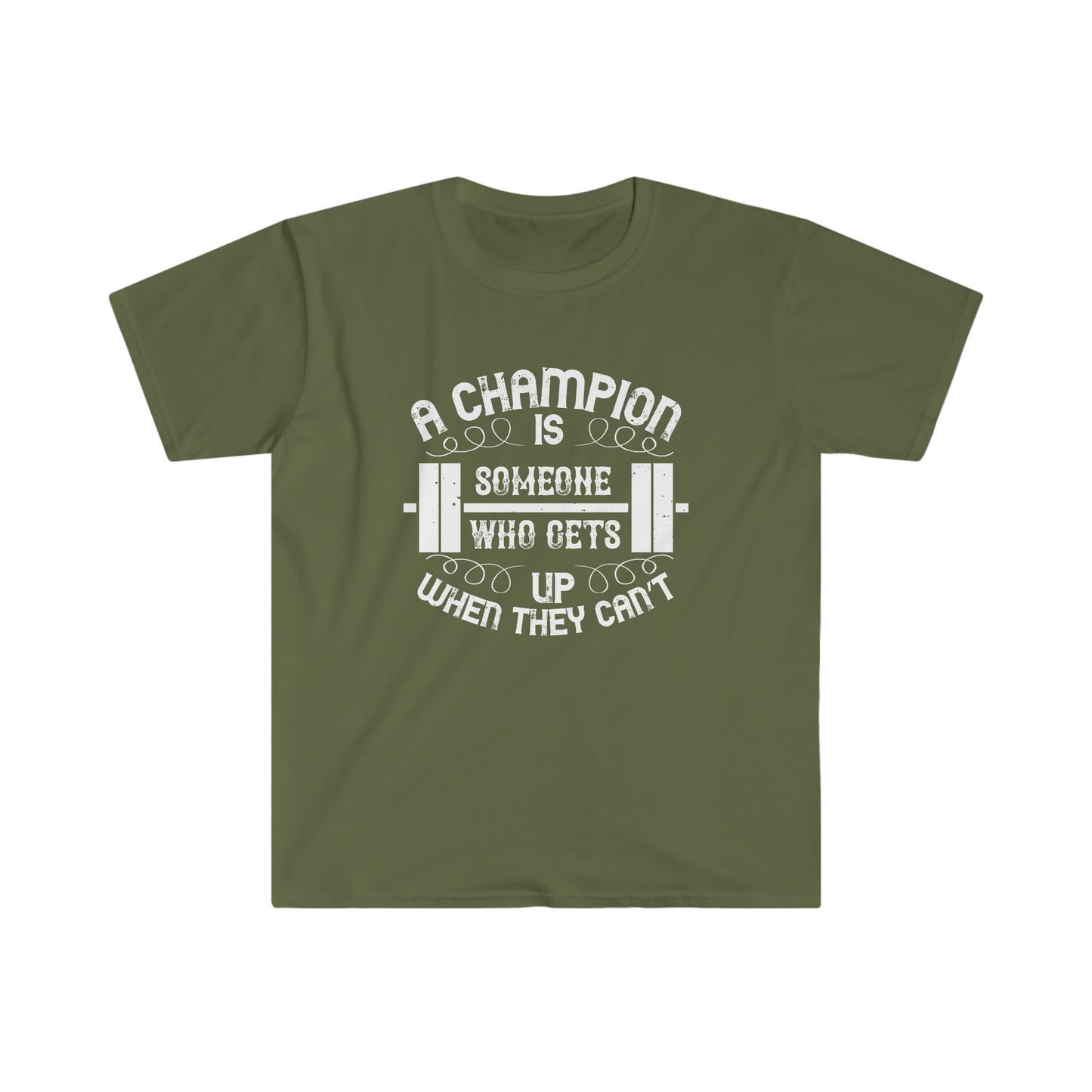 A Champion is Someone who gets up when they can't Unisex T-Shirt