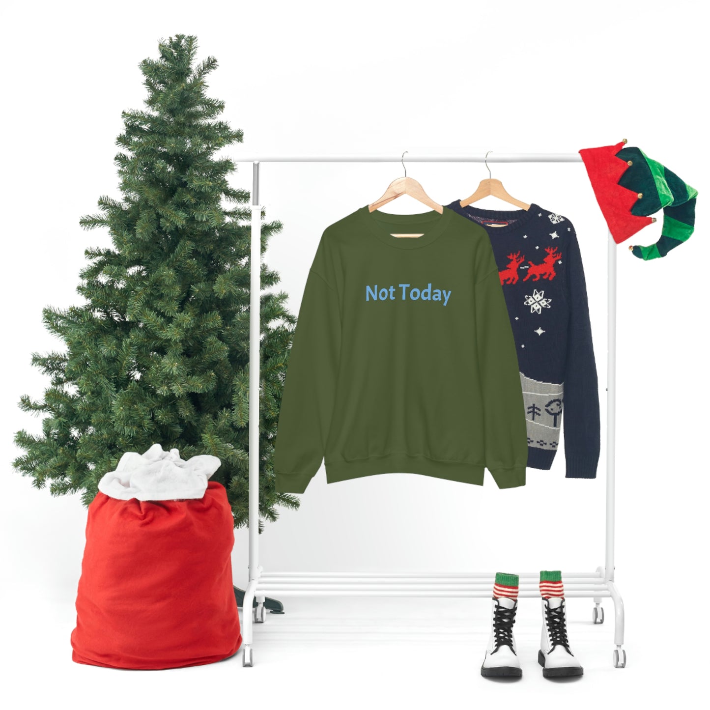Not Today Heavy Blend™ Crewneck Sweatshirt