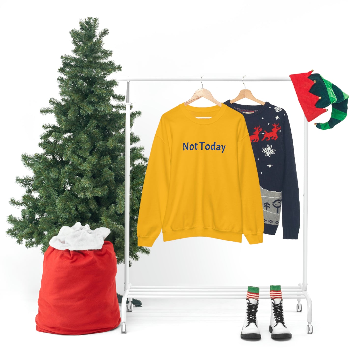 Not Today Heavy Blend™ Crewneck Sweatshirt