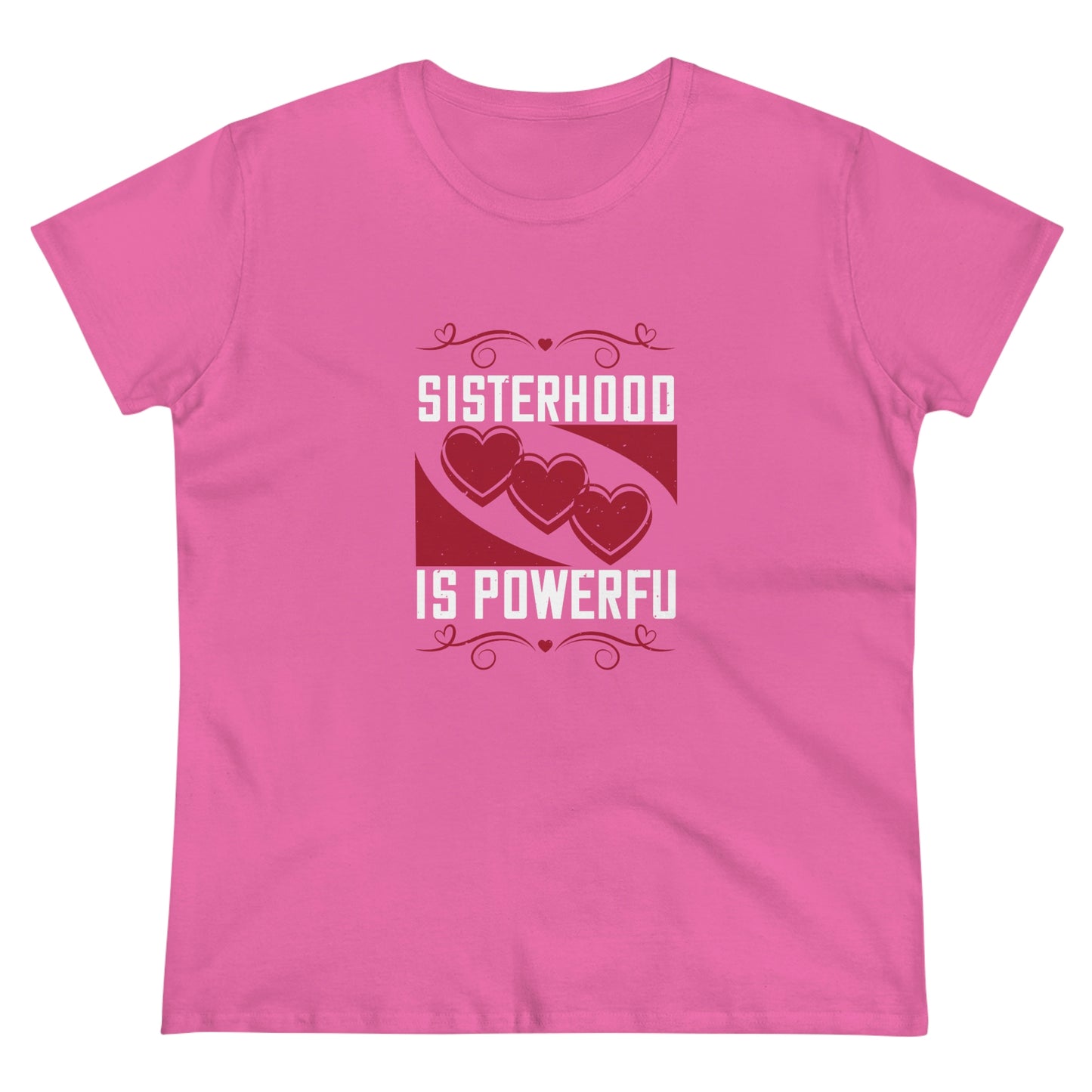 Sisterhood is Powerful Women's Midweight Cotton Tee