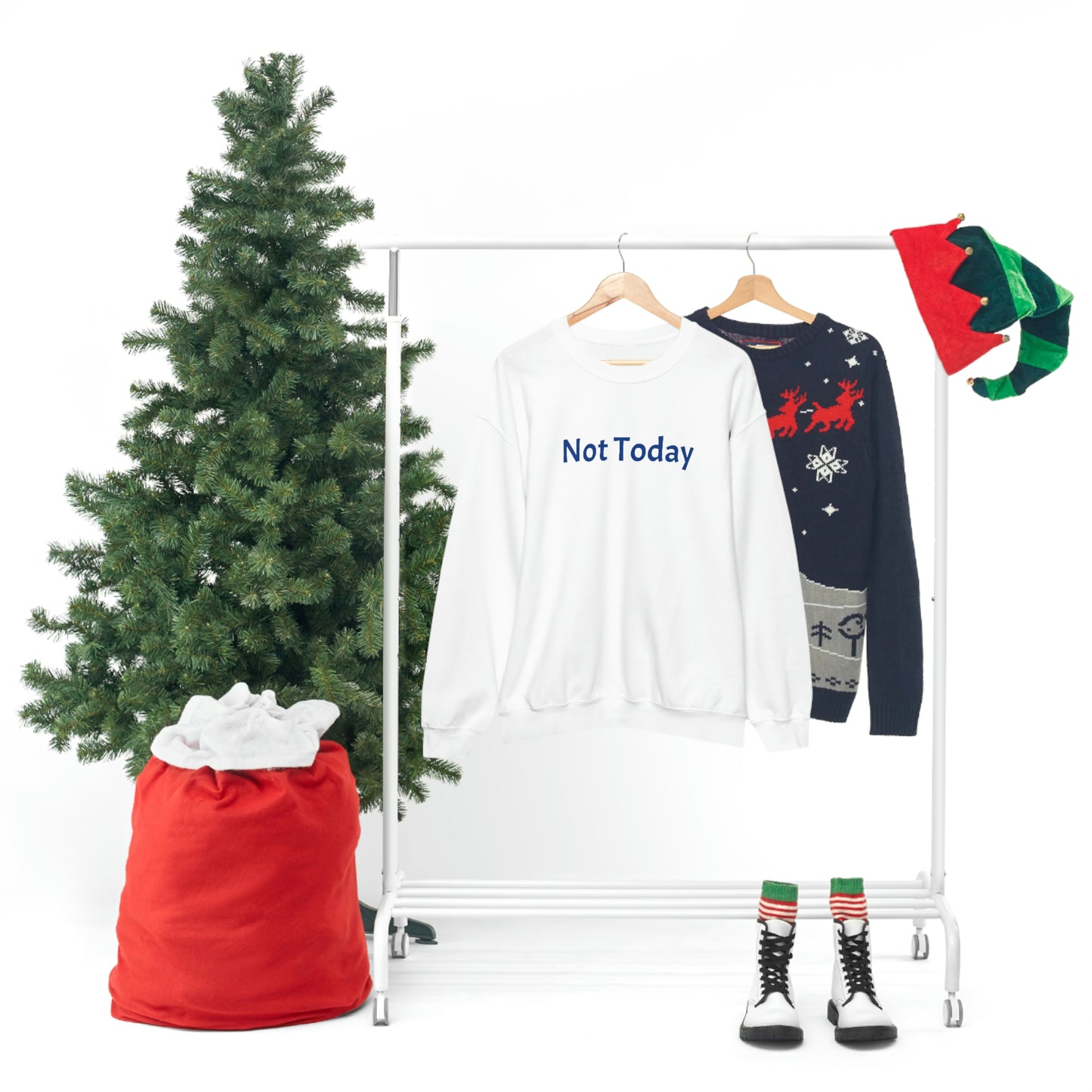 Not Today Heavy Blend™ Crewneck Sweatshirt