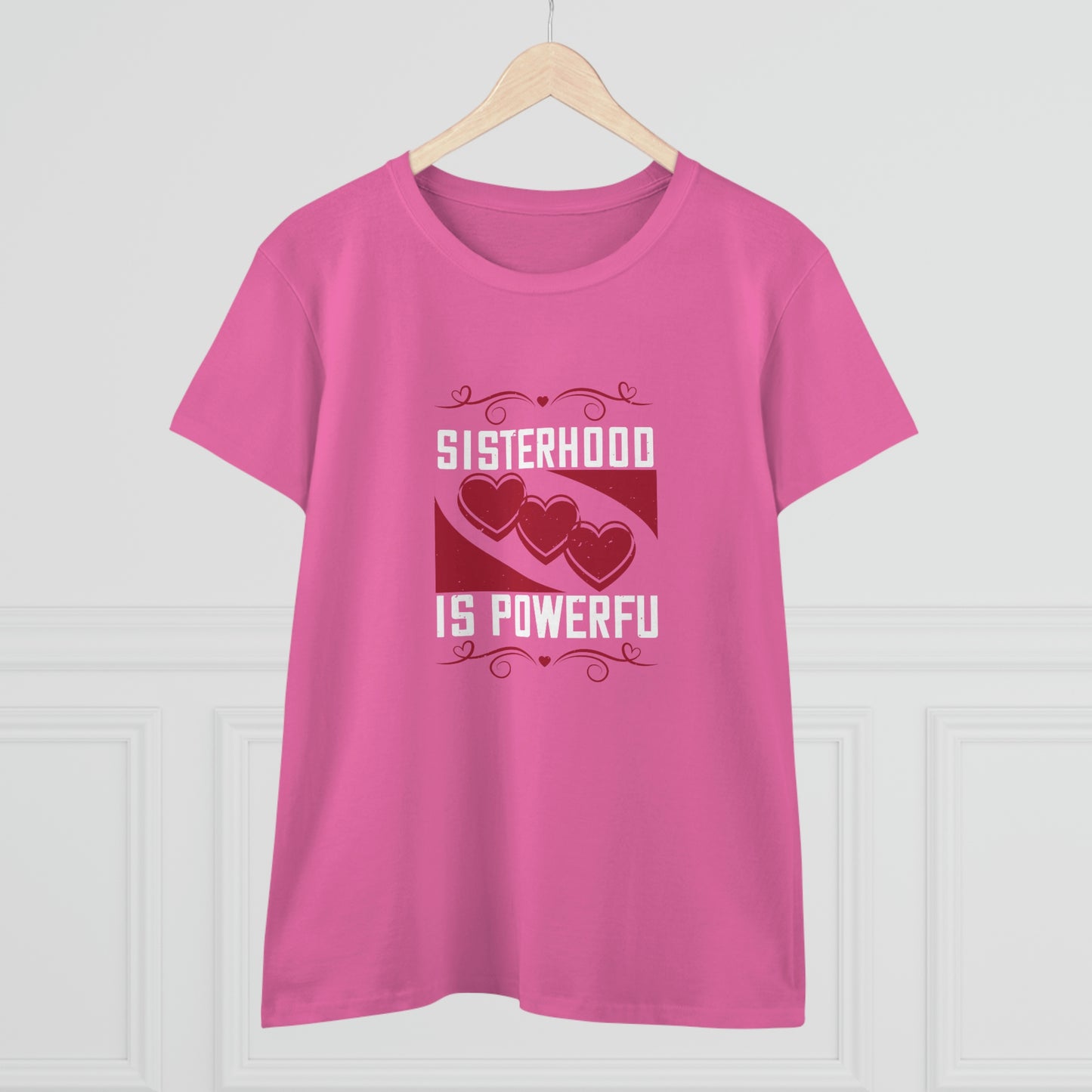 Sisterhood is Powerful Women's Midweight Cotton Tee