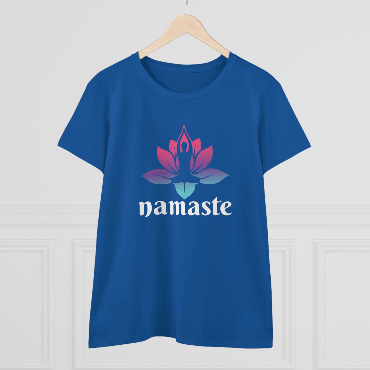 Namaste Yoga Women's Midweight Cotton Tee