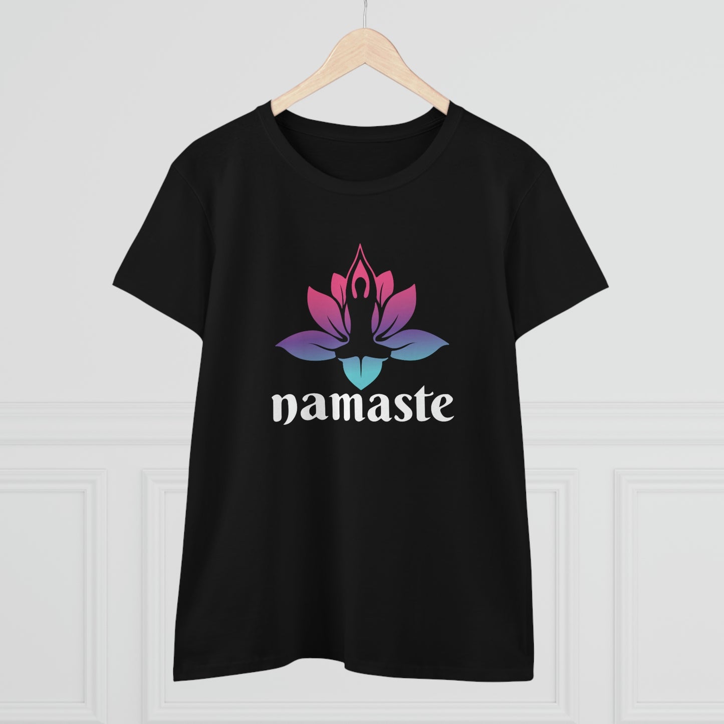 Namaste Yoga Women's Midweight Cotton Tee