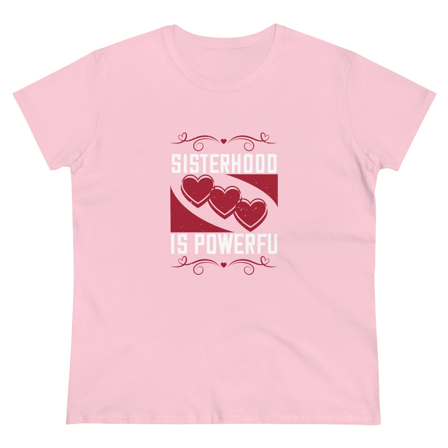Sisterhood is Powerful Women's Midweight Cotton Tee