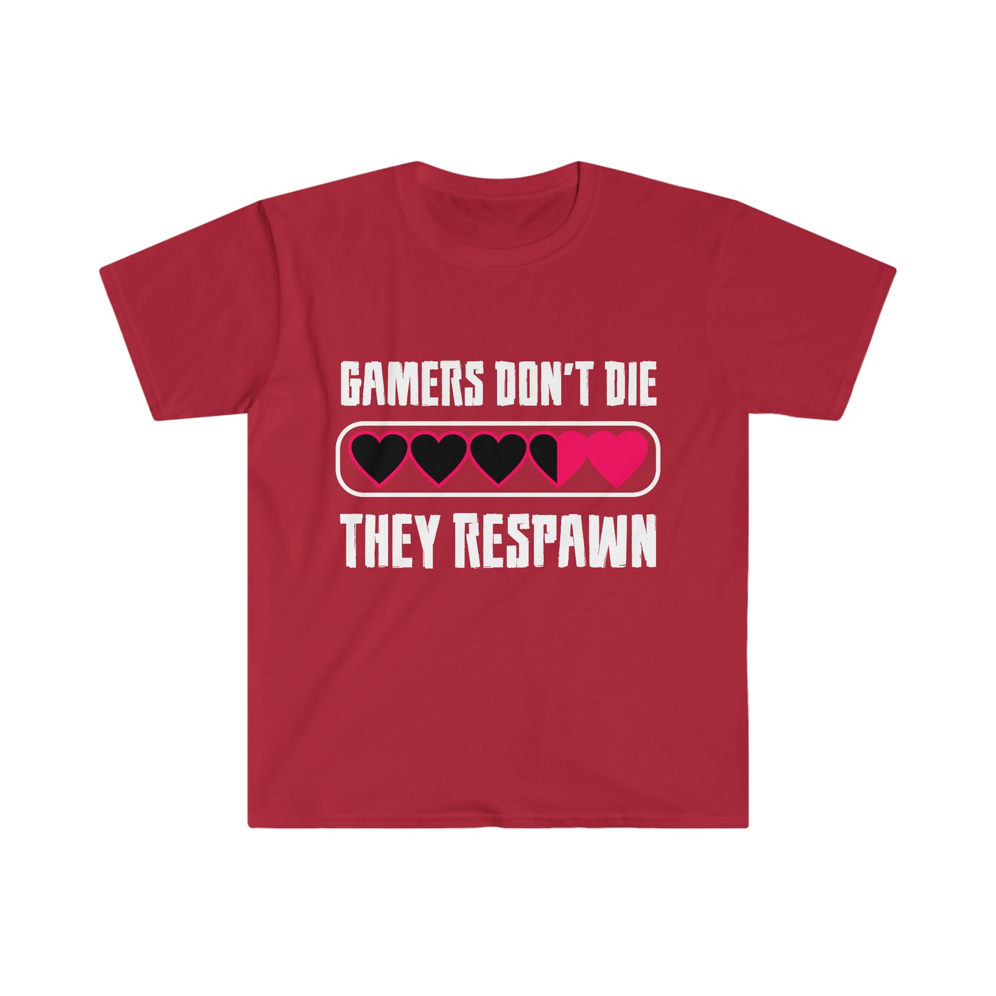 Gamers Don't Die Unisex Softstyle T-Shirt