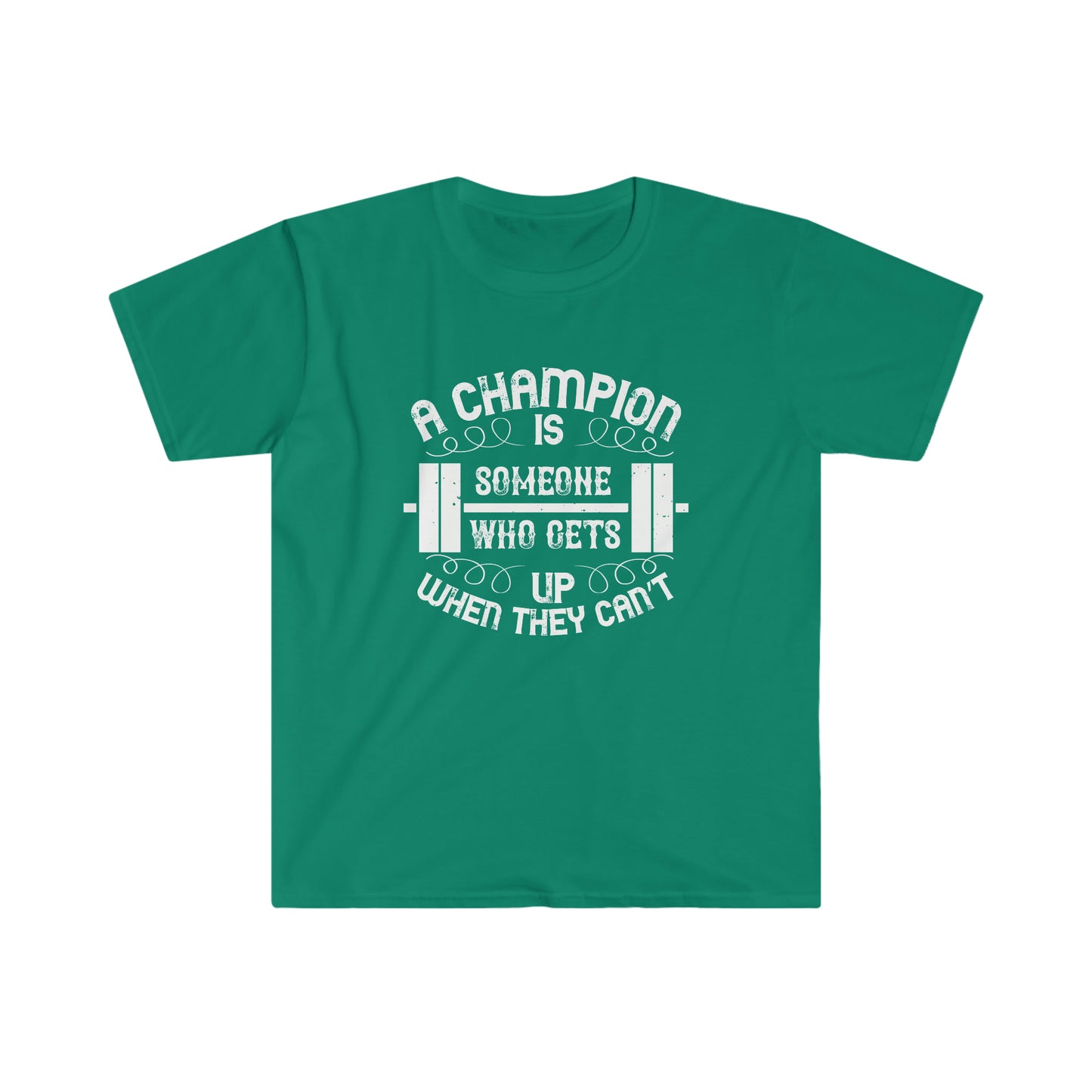 A Champion is Someone who gets up when they can't Unisex T-Shirt