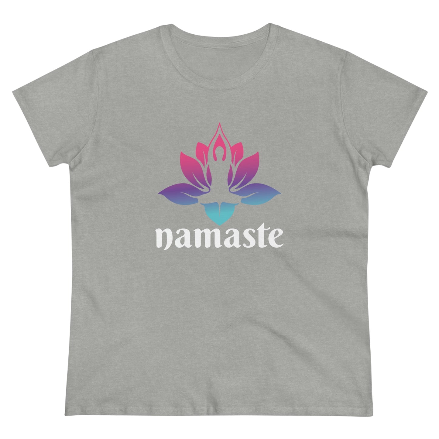Namaste Yoga Women's Midweight Cotton Tee