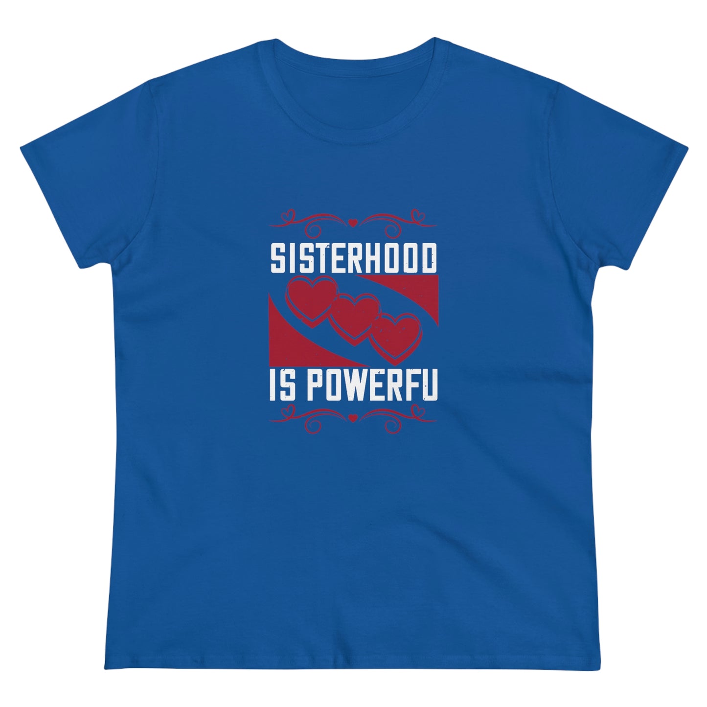 Sisterhood is Powerful Women's Midweight Cotton Tee