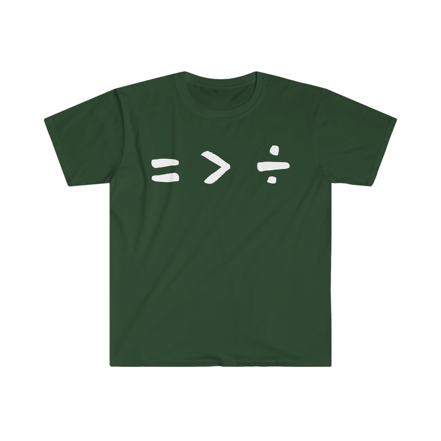 Equality is Greater than Division Unisex Softstyle T-Shirt