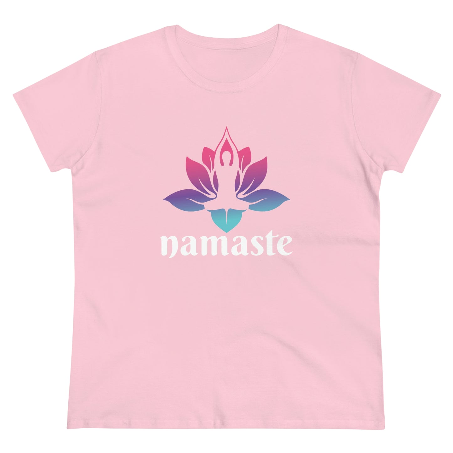Namaste Yoga Women's Midweight Cotton Tee