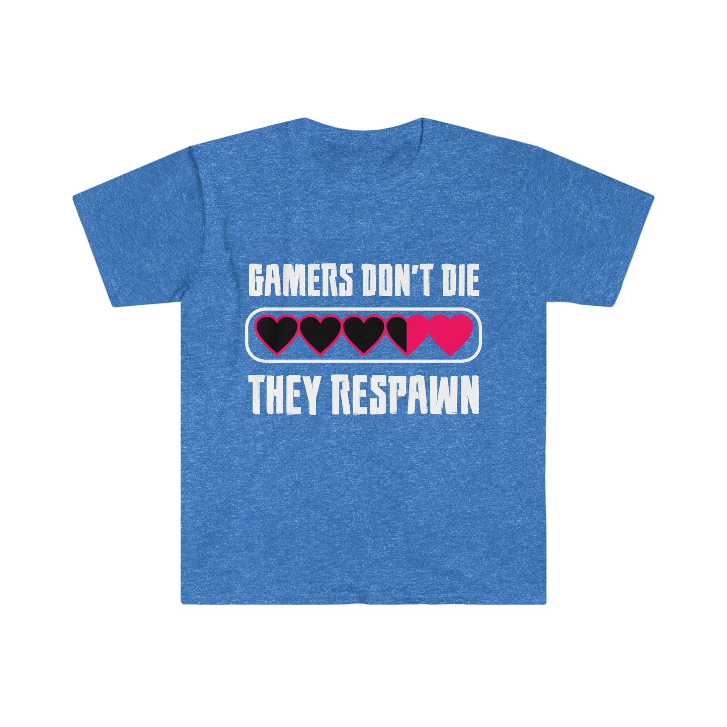 Gamers Don't Die Unisex Softstyle T-Shirt