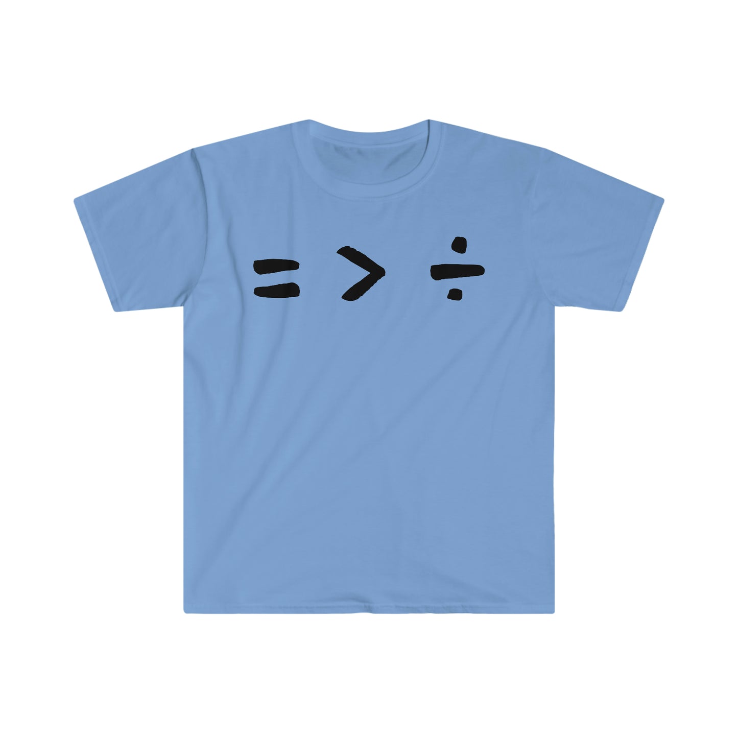 Equality is Greater than Division Unisex Softstyle T-Shirt