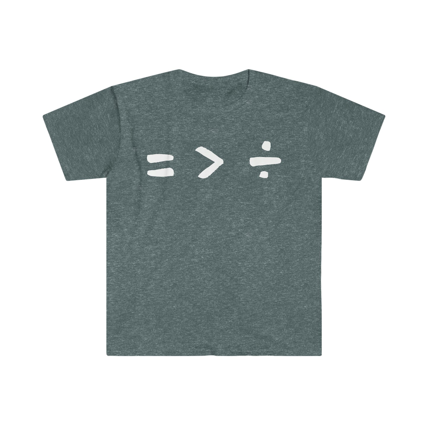 Equality is Greater than Division Unisex Softstyle T-Shirt