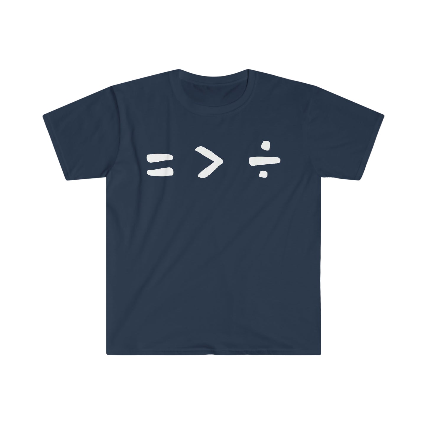 Equality is Greater than Division Unisex Softstyle T-Shirt