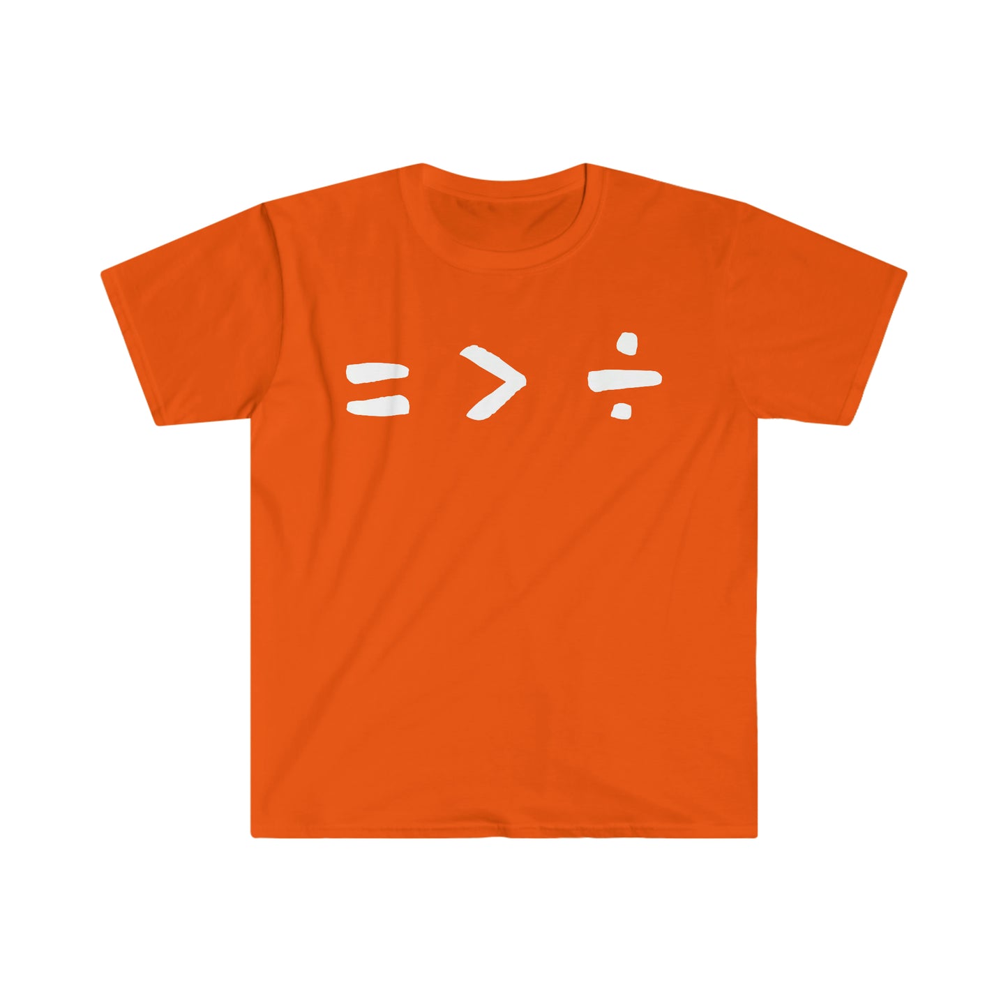 Equality is Greater than Division Unisex Softstyle T-Shirt