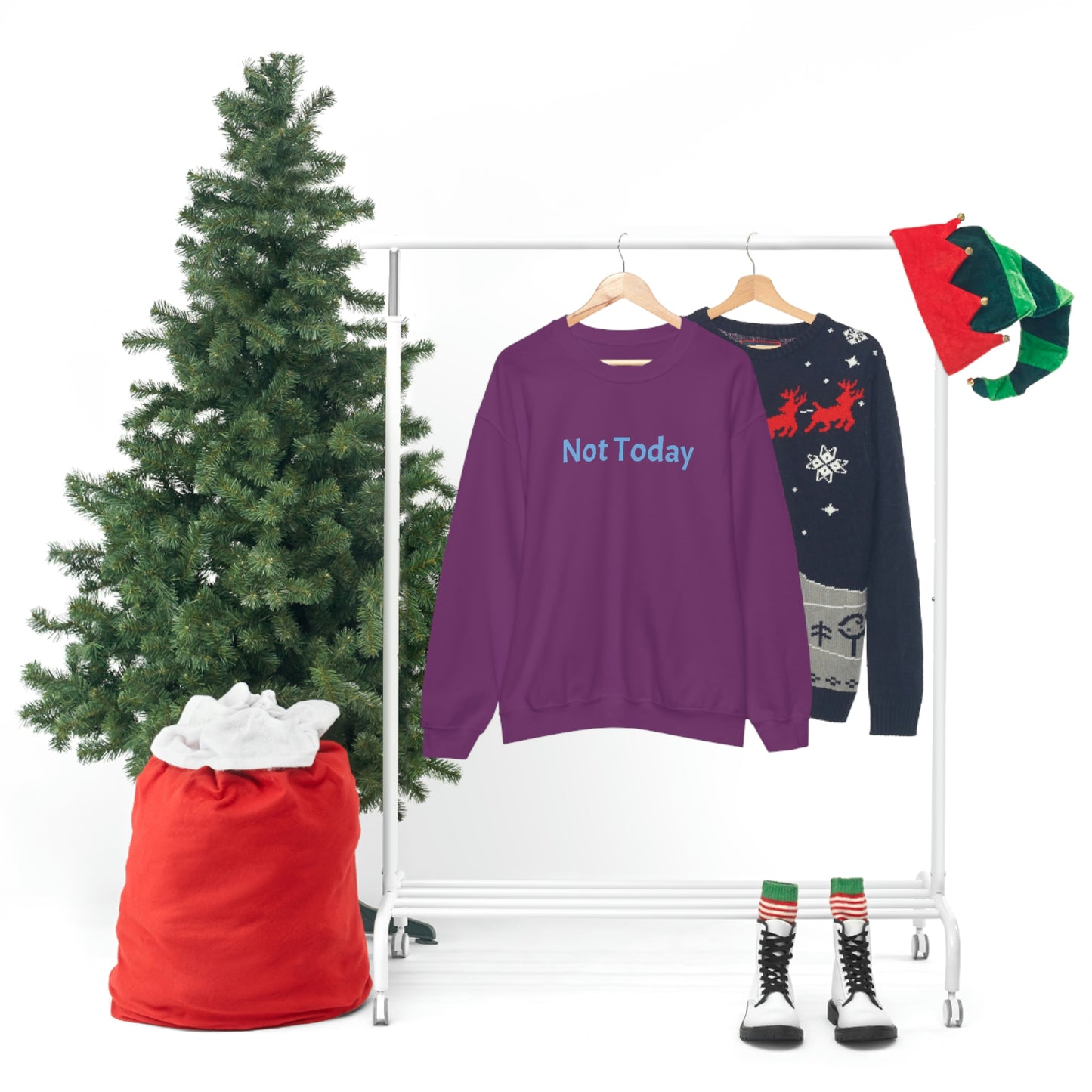 Not Today Heavy Blend™ Crewneck Sweatshirt
