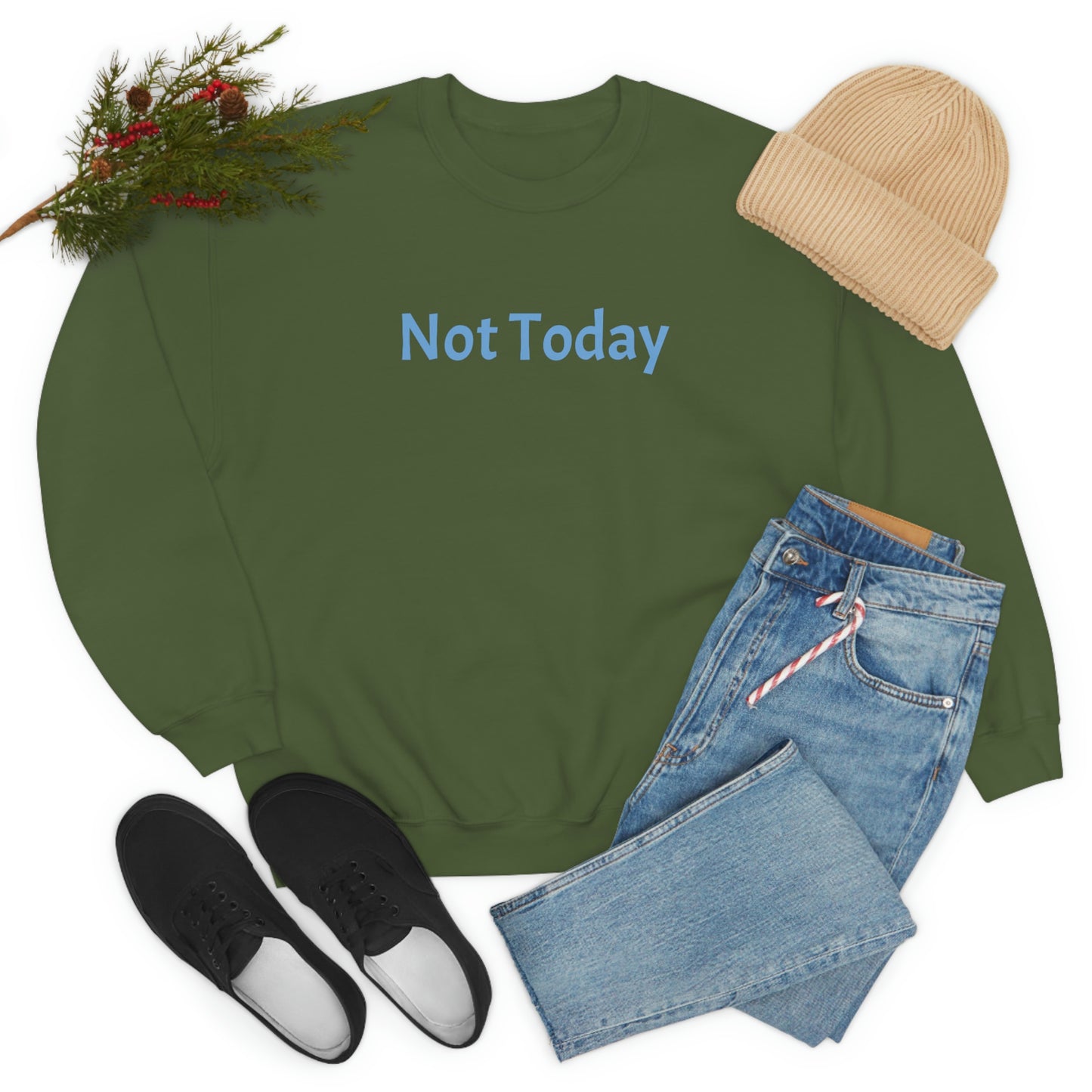 Not Today Heavy Blend™ Crewneck Sweatshirt