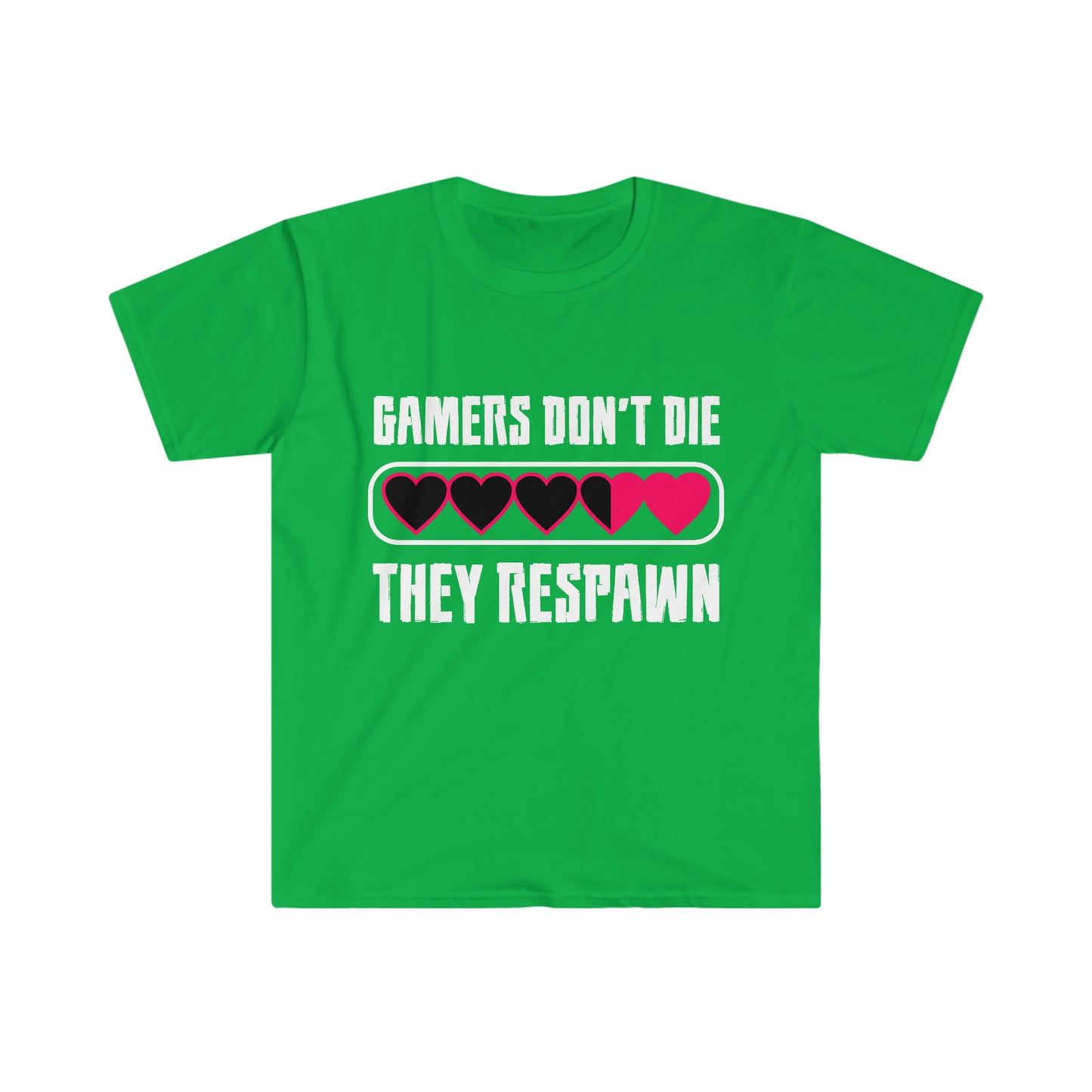 Gamers Don't Die Unisex Softstyle T-Shirt