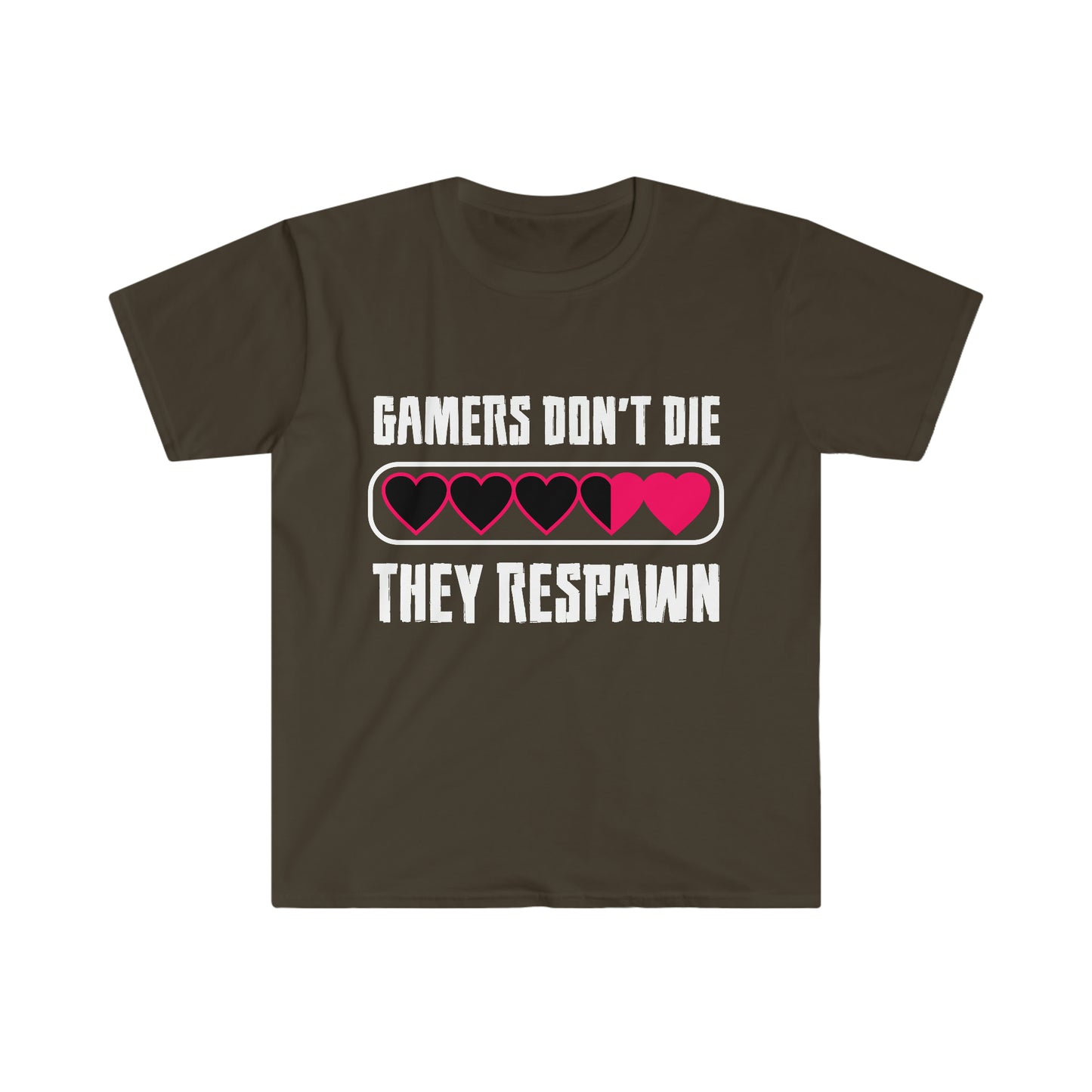 Gamers Don't Die Unisex Softstyle T-Shirt