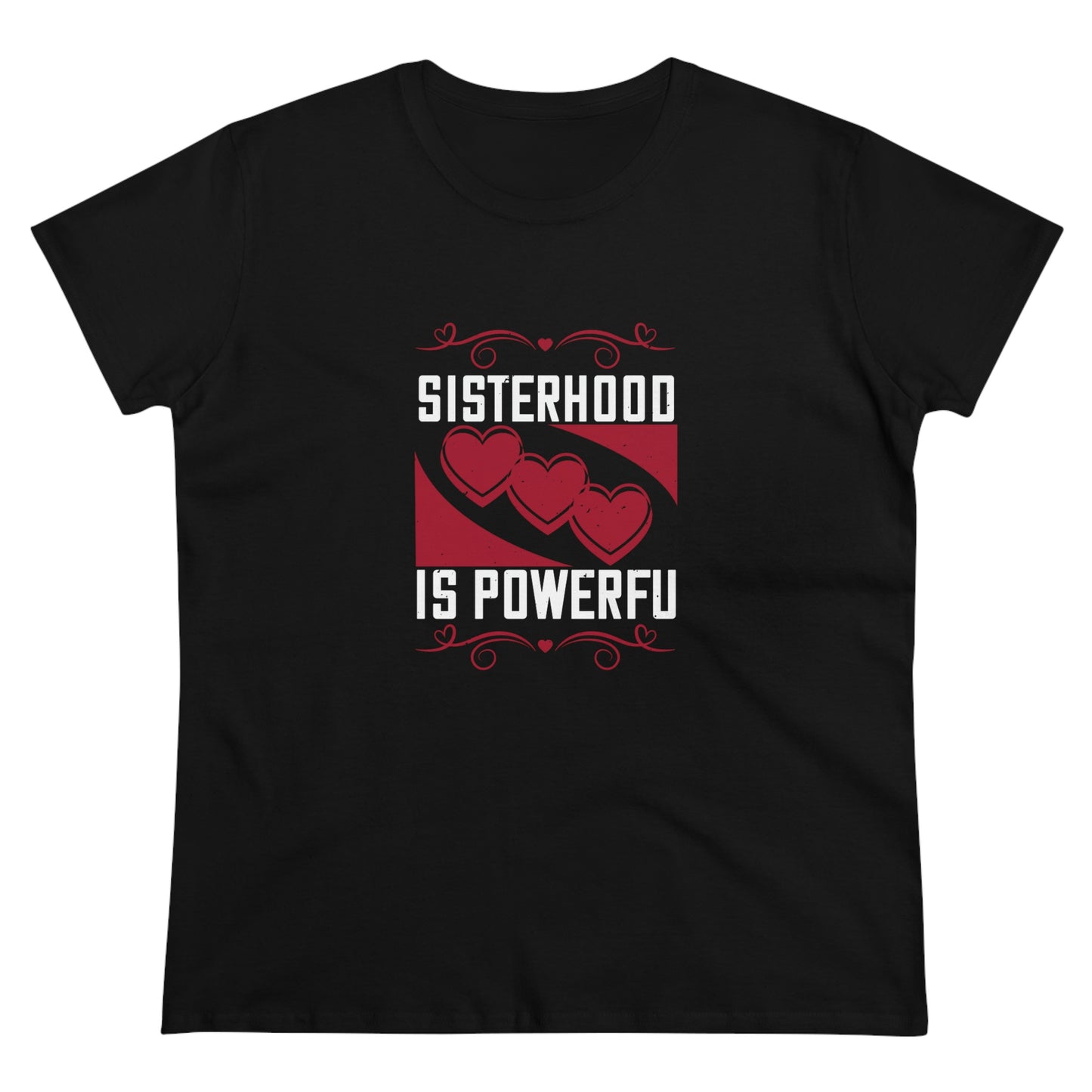 Sisterhood is Powerful Women's Midweight Cotton Tee
