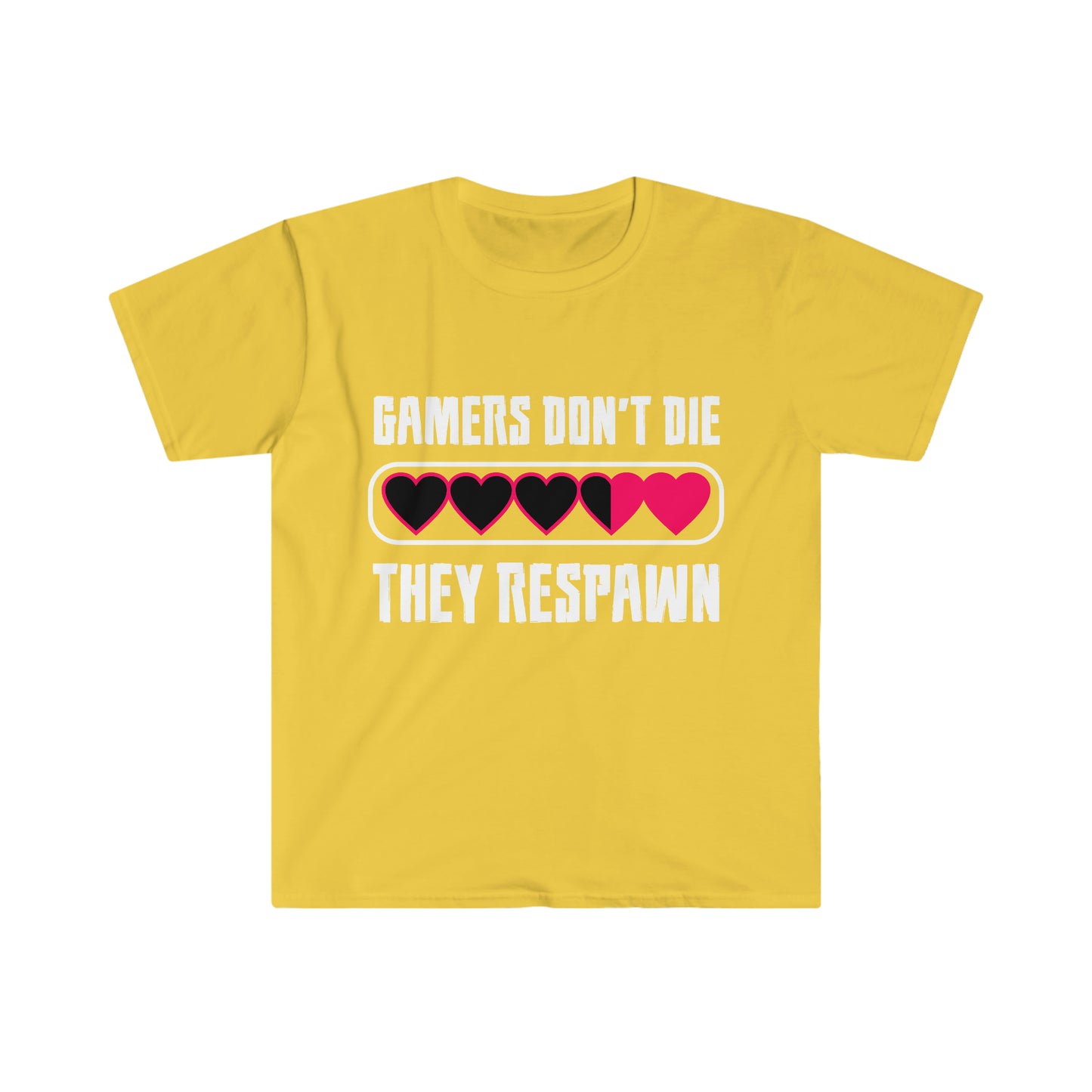 Gamers Don't Die Unisex Softstyle T-Shirt