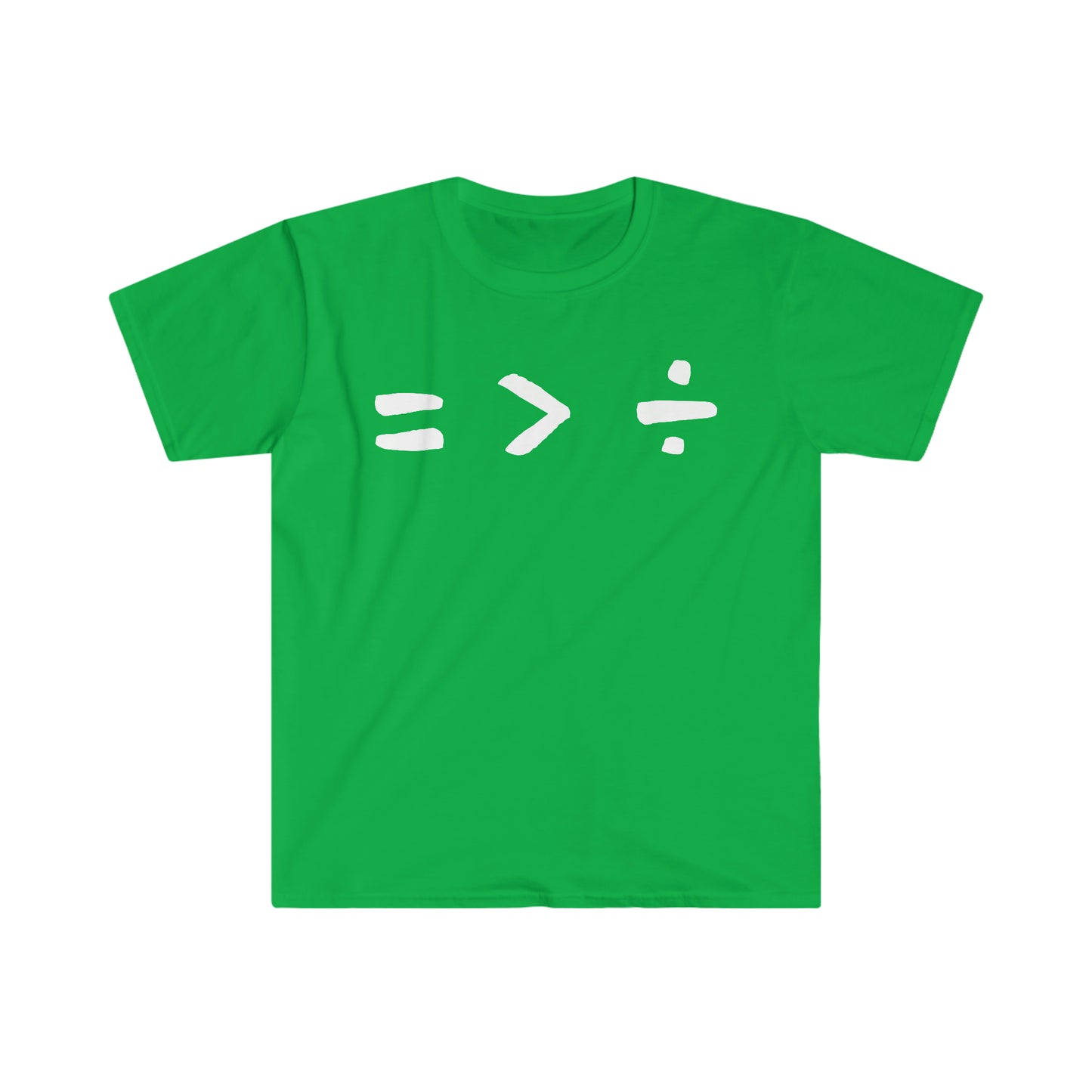 Equality is Greater than Division Unisex Softstyle T-Shirt