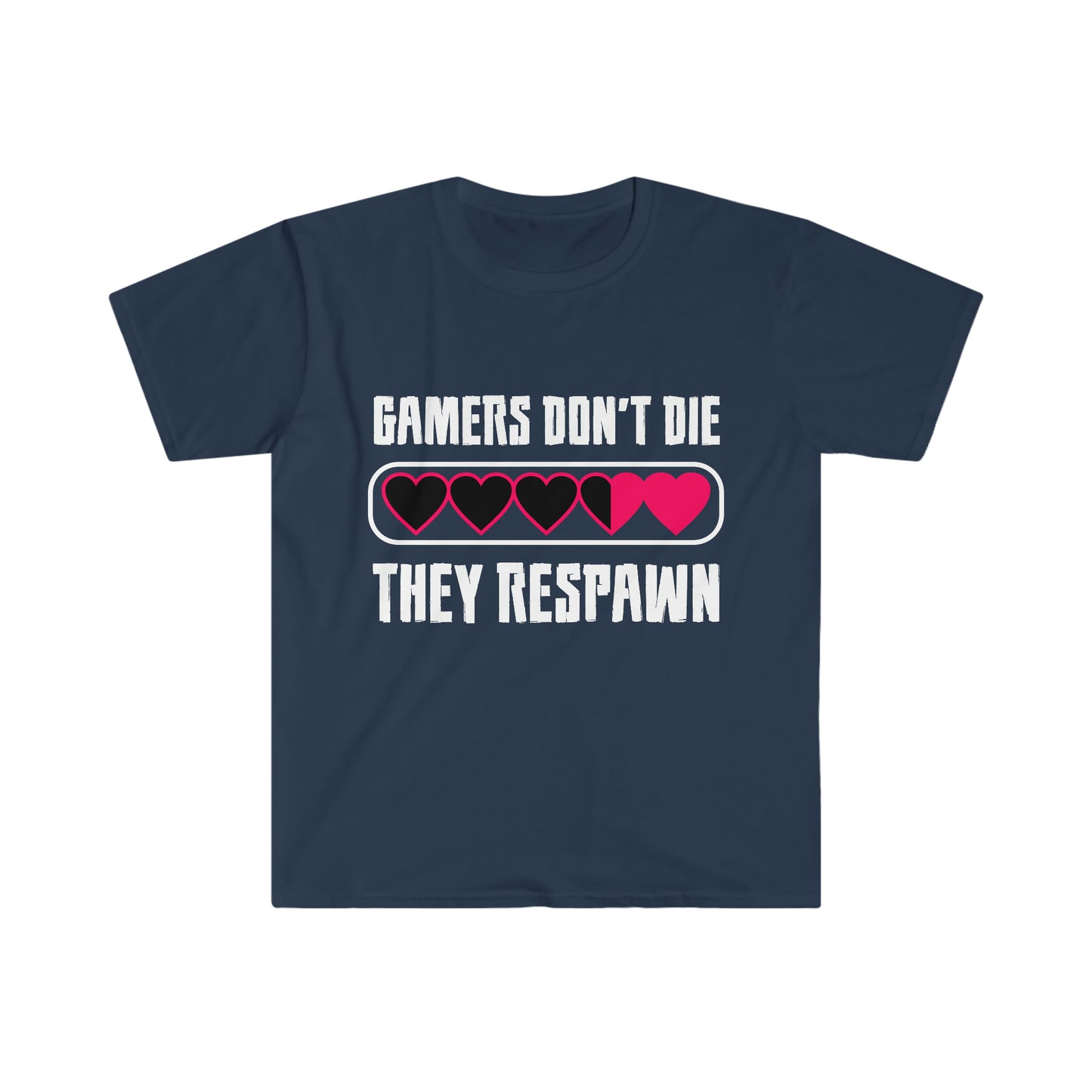 Gamers Don't Die Unisex Softstyle T-Shirt