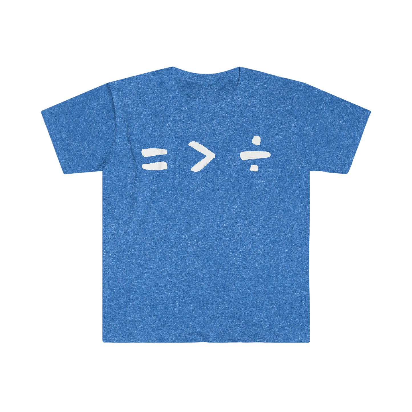 Equality is Greater than Division Unisex Softstyle T-Shirt