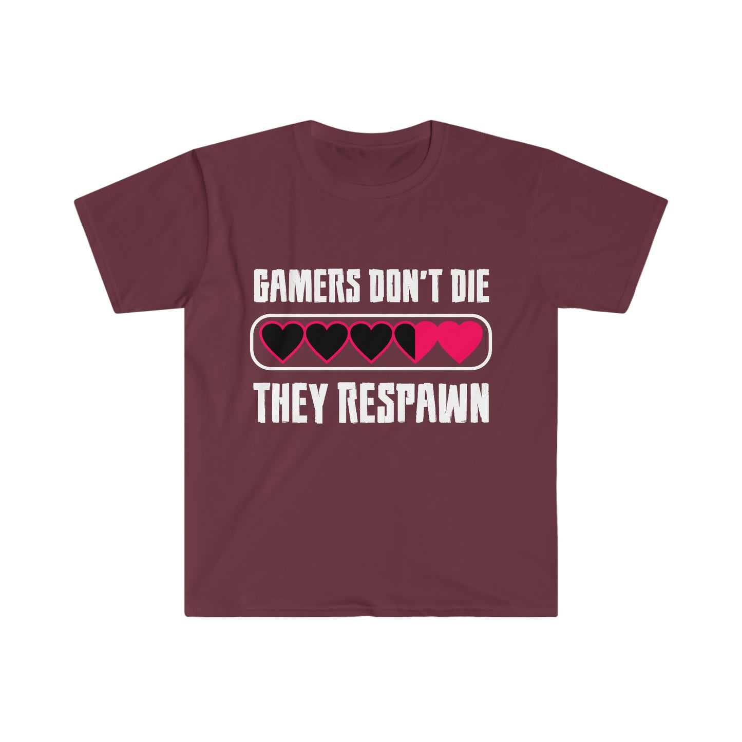 Gamers Don't Die Unisex Softstyle T-Shirt