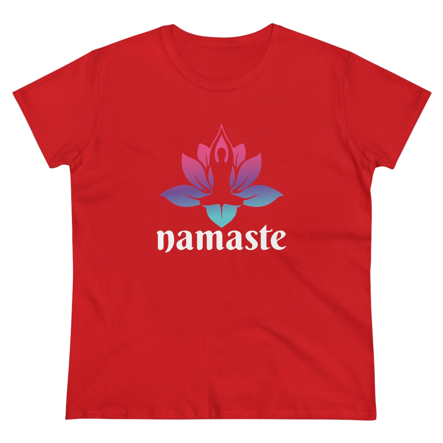 Namaste Yoga Women's Midweight Cotton Tee