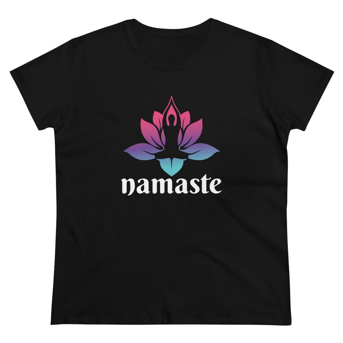 Namaste Yoga Women's Midweight Cotton Tee
