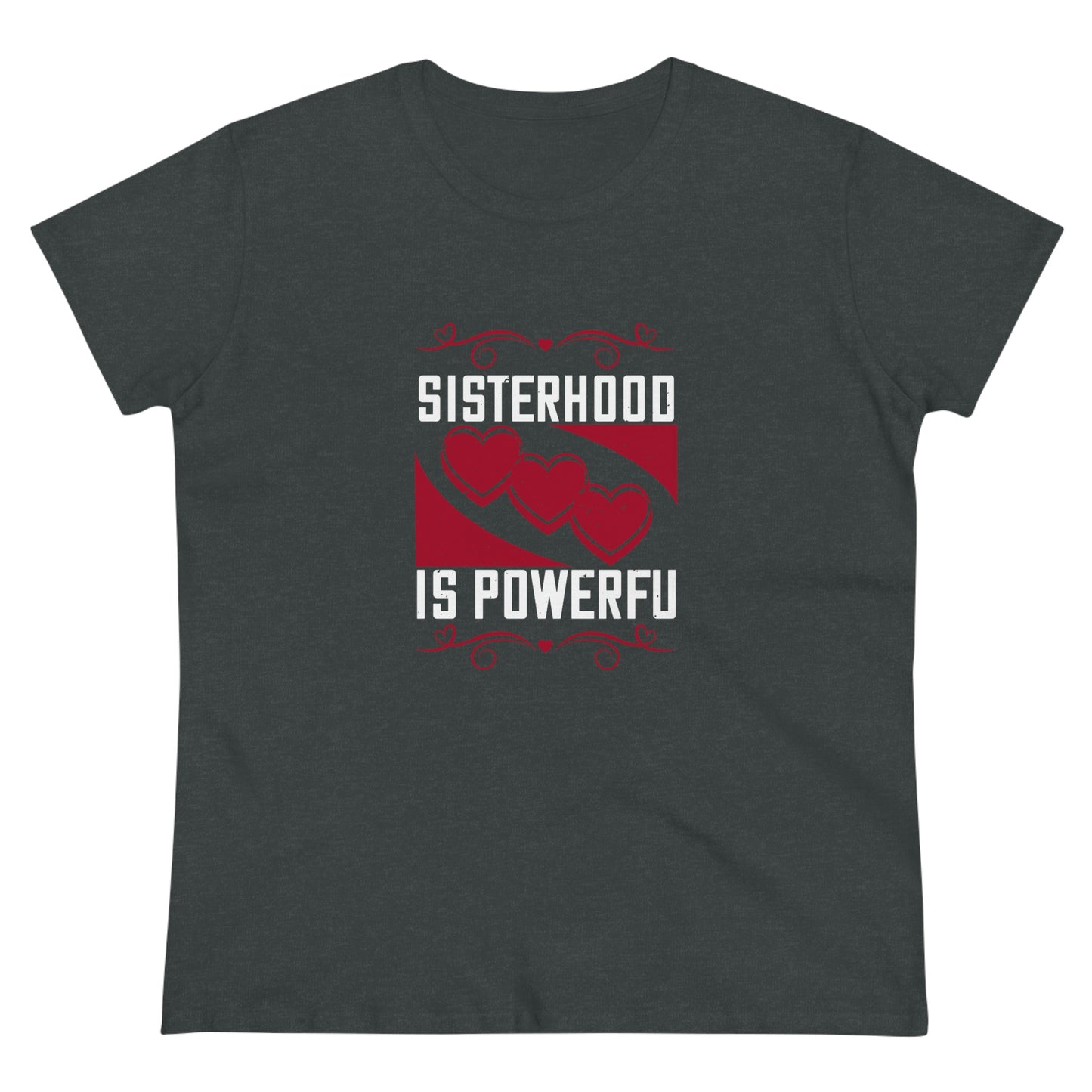 Sisterhood is Powerful Women's Midweight Cotton Tee