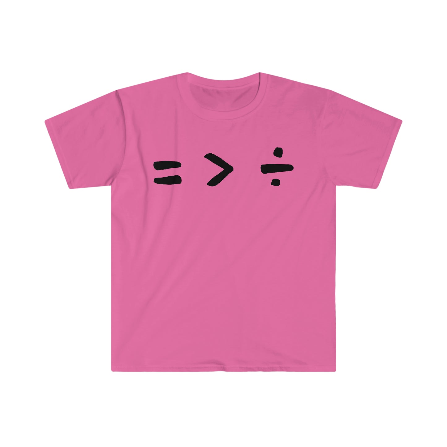 Equality is Greater than Division Unisex Softstyle T-Shirt