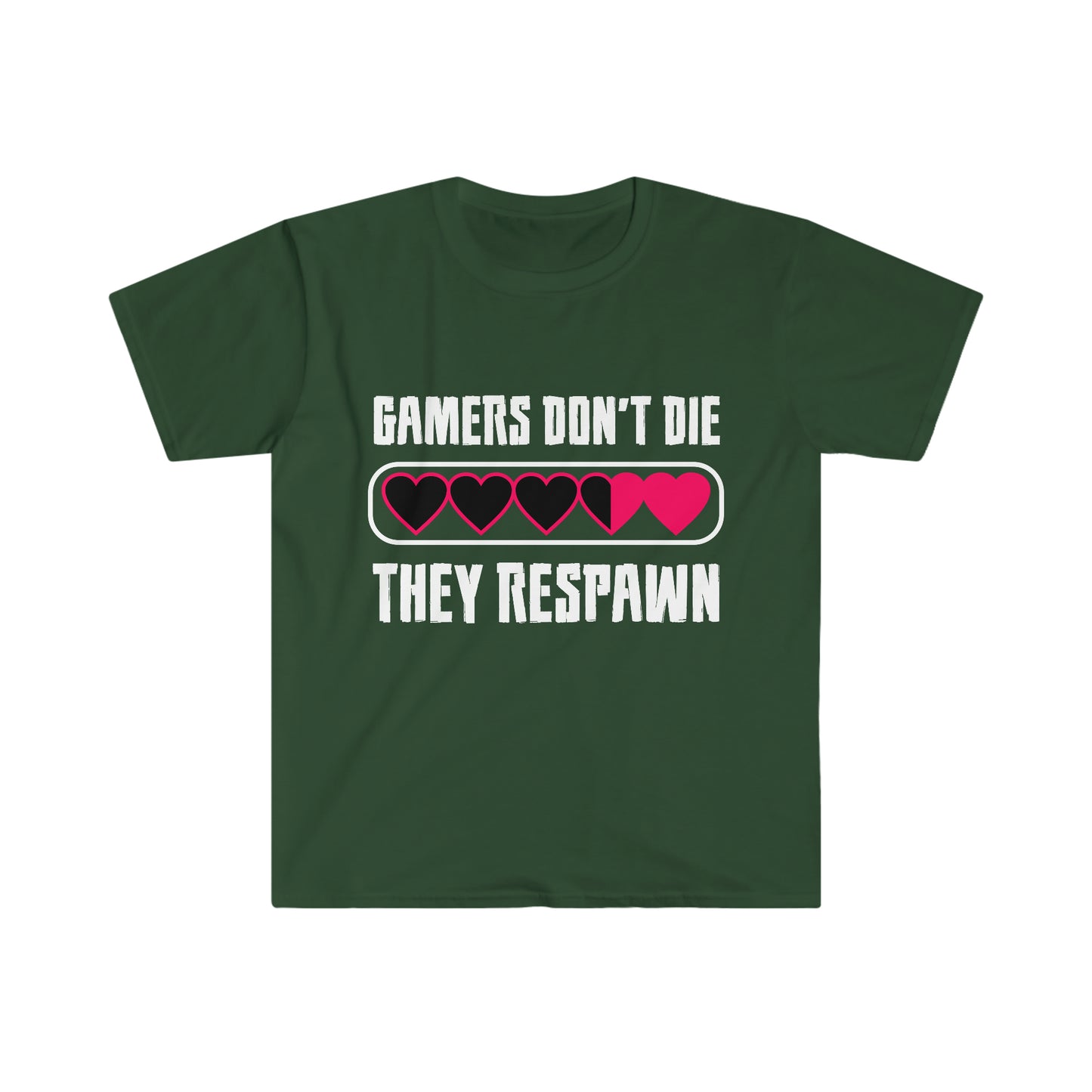 Gamers Don't Die Unisex Softstyle T-Shirt