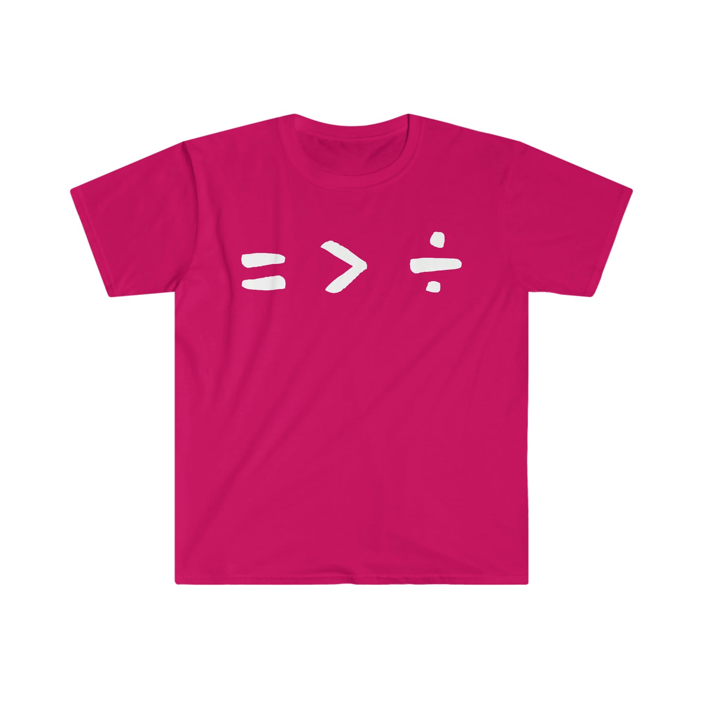 Equality is Greater than Division Unisex Softstyle T-Shirt