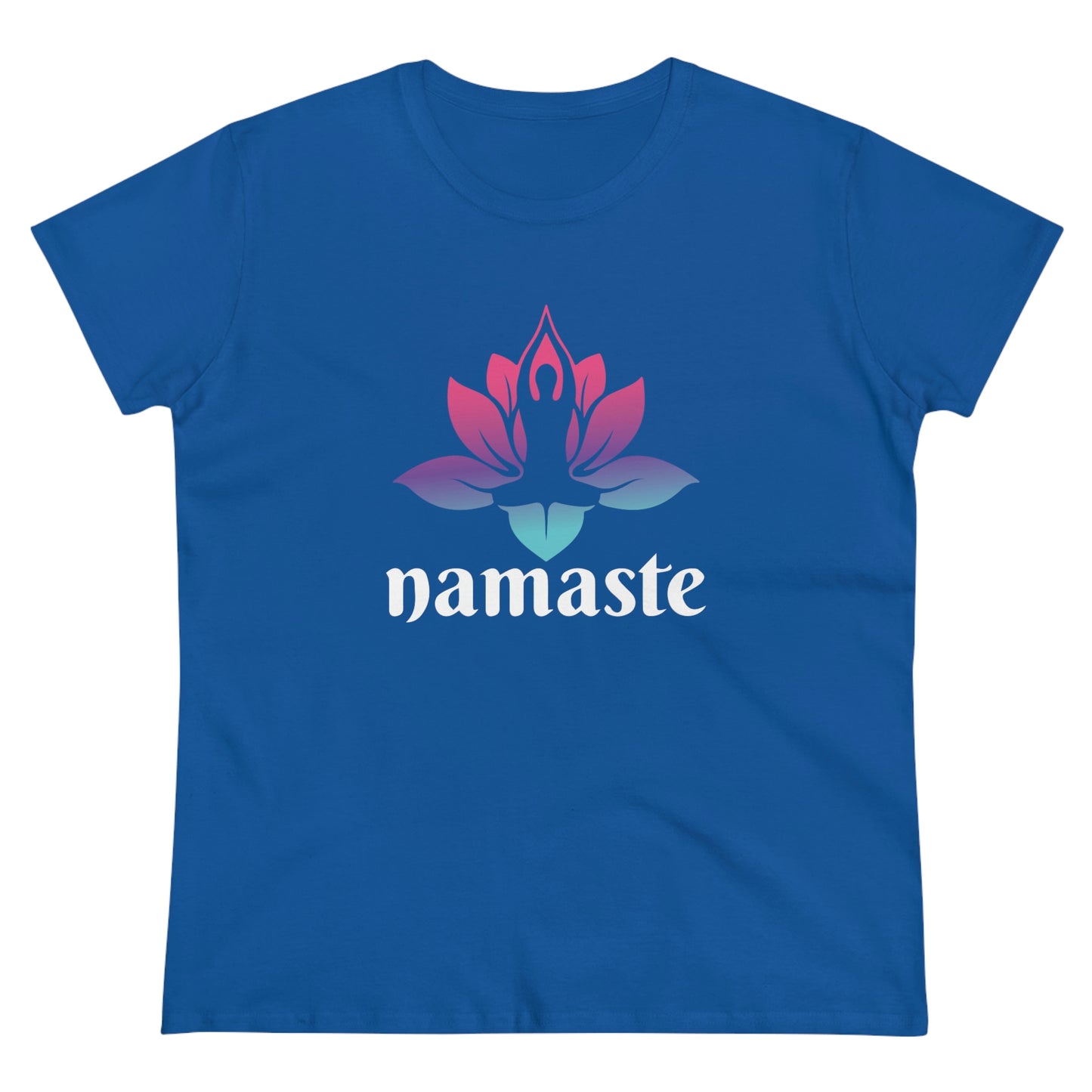 Namaste Yoga Women's Midweight Cotton Tee