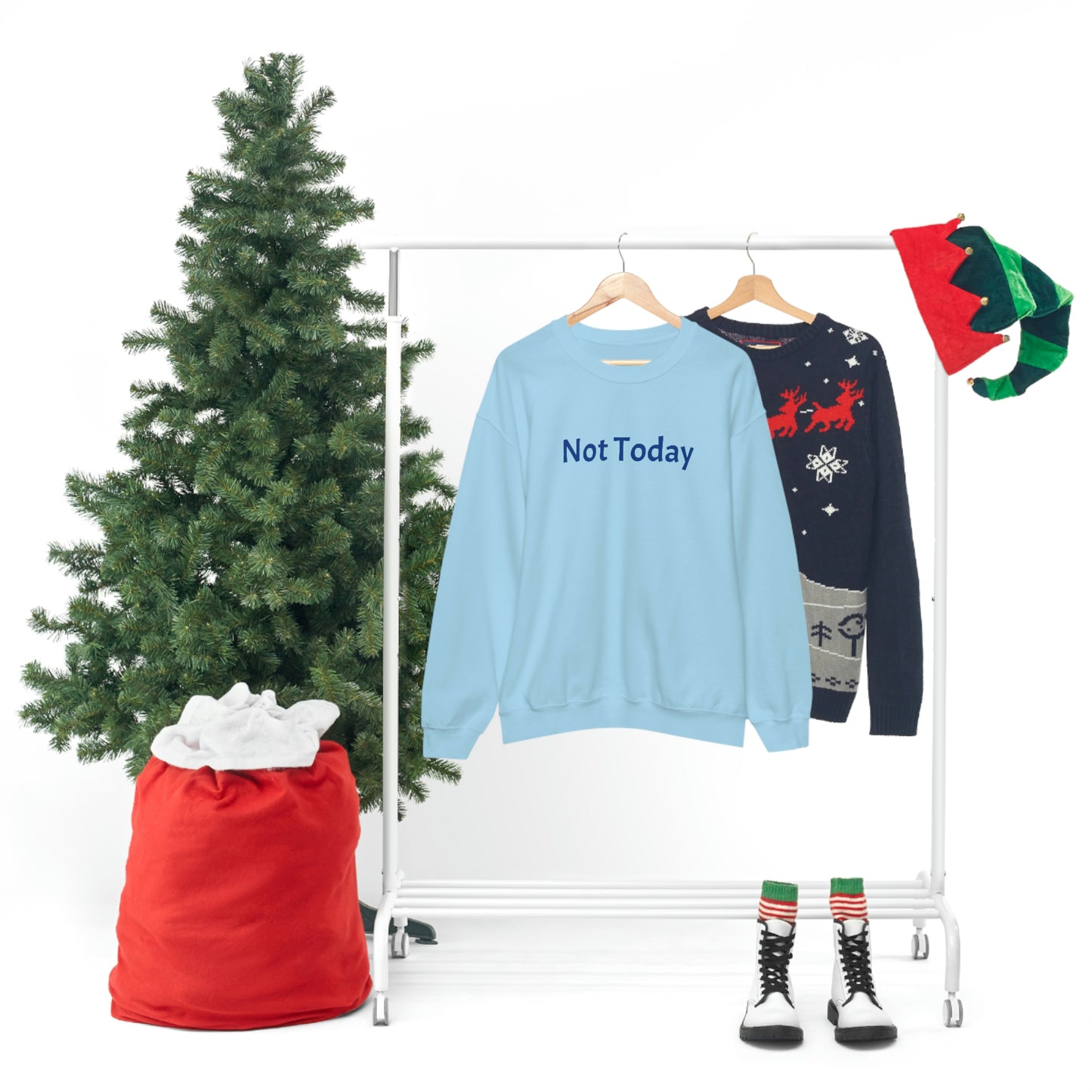 Not Today Heavy Blend™ Crewneck Sweatshirt