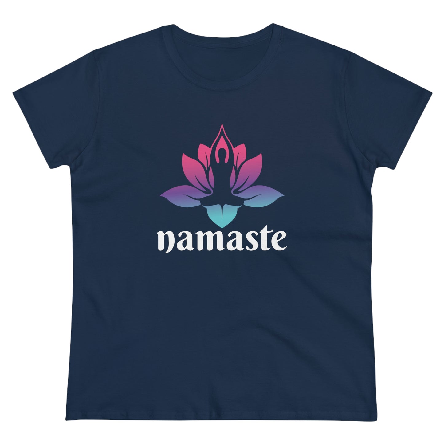 Namaste Yoga Women's Midweight Cotton Tee
