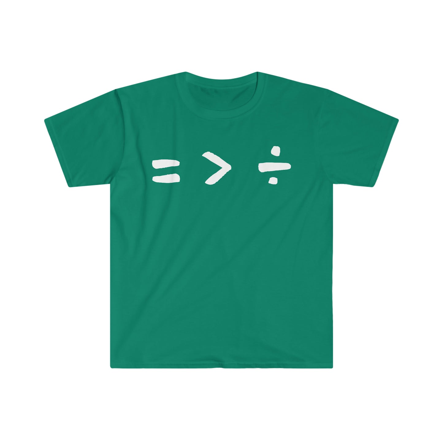 Equality is Greater than Division Unisex Softstyle T-Shirt