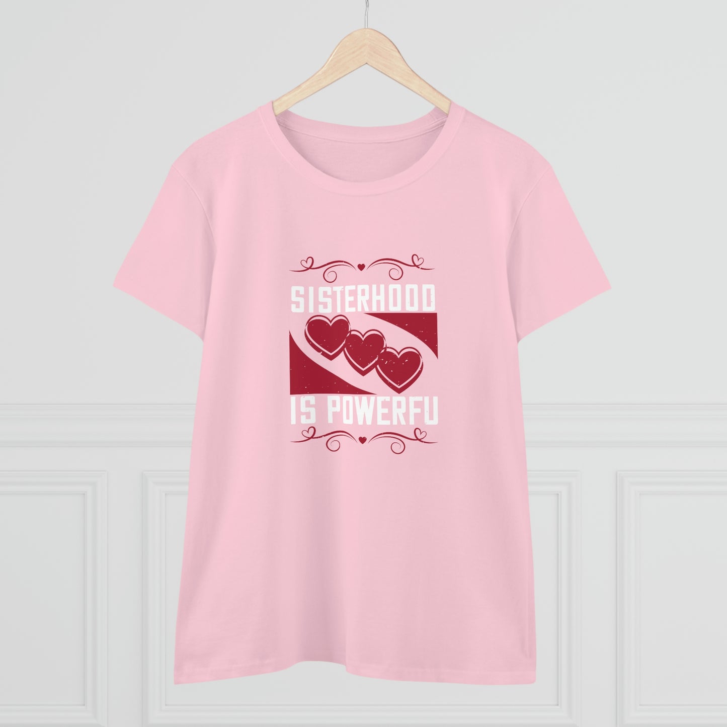 Sisterhood is Powerful Women's Midweight Cotton Tee