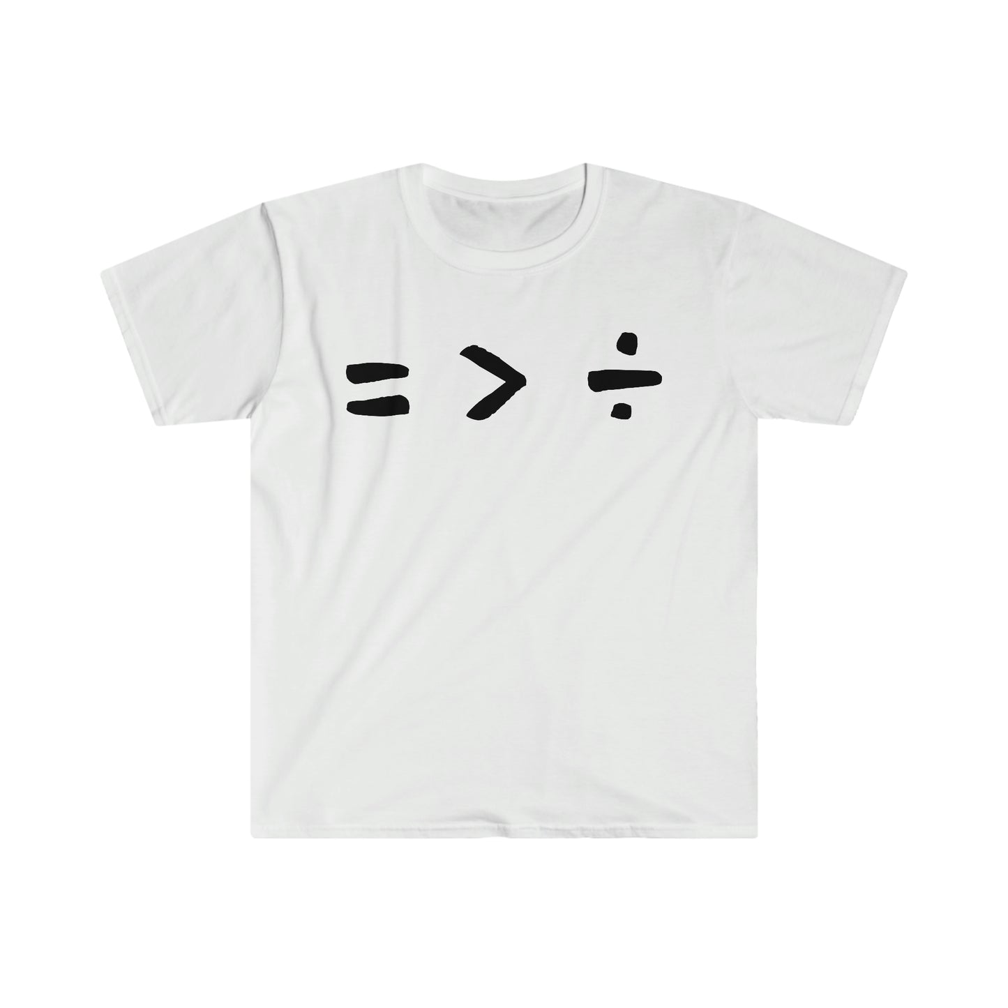 Equality is Greater than Division Unisex Softstyle T-Shirt